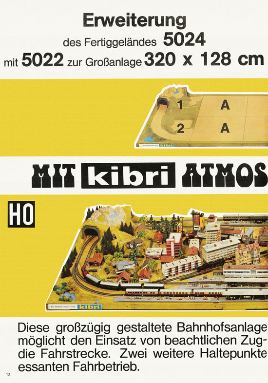 Kibri Modellbahn-Zubehör H0 + N Katalog 1974-1975