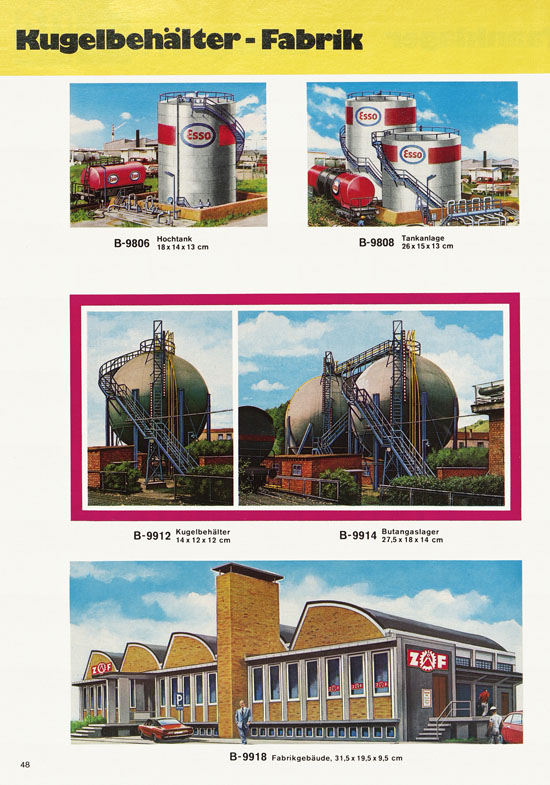 Seite 48 Kibri Modellbahn-Zubehör H0 + N Katalog 1974-1975