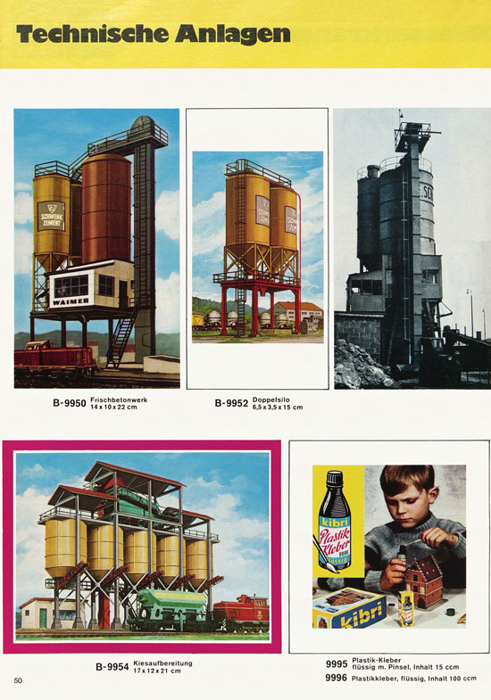 Seite 50 Kibri Modellbahn-Zubehör H0 + N Katalog 1974-1975