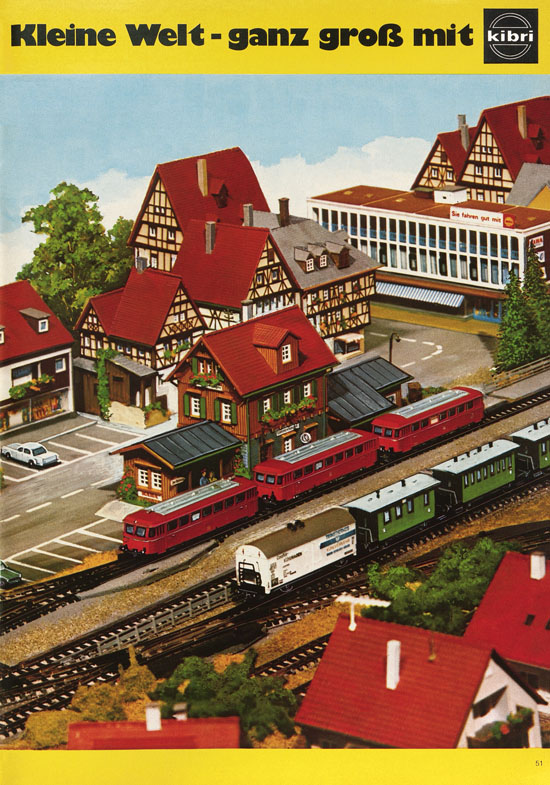 Kibri Modellbahn-Zubehör H0 + N Katalog 1974-1975