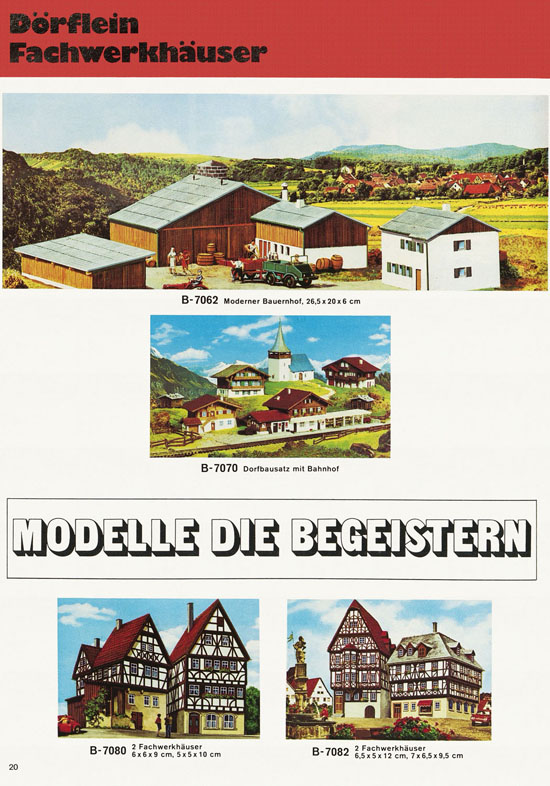 Seite 20 Kibri Modellbahn-Zubehör H0 + N Katalog 1975-1976