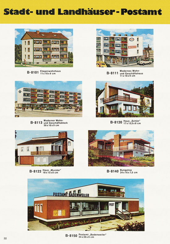 Seite 32 Kibri Modellbahn-Zubehör H0 + N Katalog 1975-1976