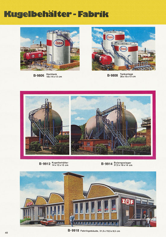 Seite 48 Kibri Modellbahn-Zubehör H0 + N Katalog 1975-1976