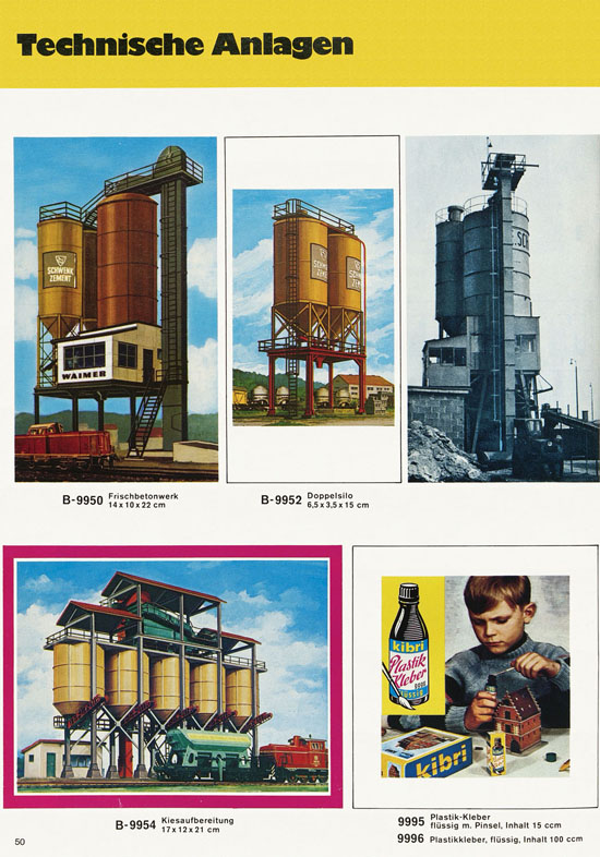 Seite 50 Kibri Modellbahn-Zubehör H0 + N Katalog 1975-1976