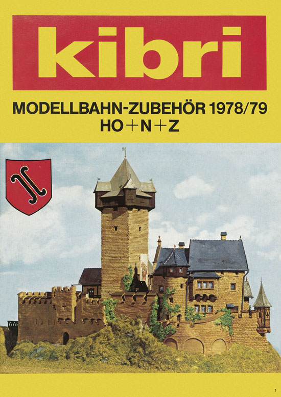 Seite 1 Kibri Katalog Modellbahn-Zubehör 1978-1979