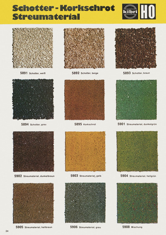 Seite 24 Kibri Katalog Modellbahn-Zubehör 1978-1979