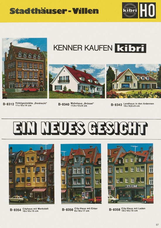 Seite 57 Kibri Katalog Modellbahn-Zubehör 1978-1979