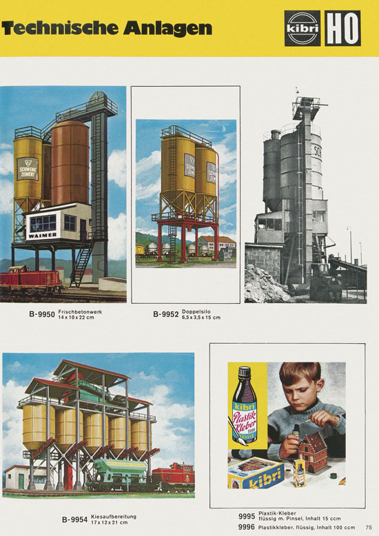 Seite 75 Kibri Katalog Modellbahn-Zubehör 1978-1979
