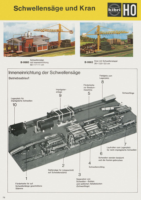 Kibri Katalog Modellbahn-Zubehör 1978-1979