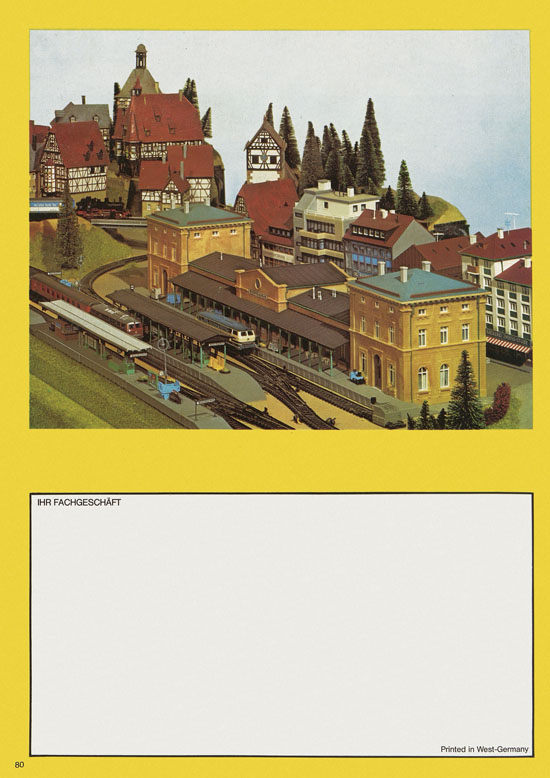 Seite 80 Kibri Katalog Modellbahn-Zubehör 1978-1979