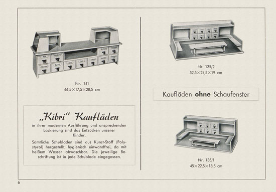 Kibri Spielwaren Neuheiten 1956