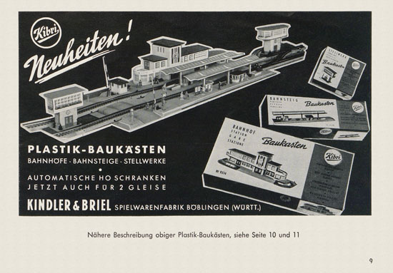 Seite 9 Kibri Spielwaren Neuheiten 1956