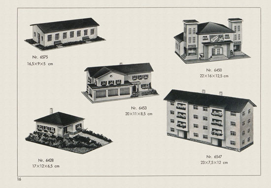 Seite 16 Kibri Spielwaren Neuheiten 1956