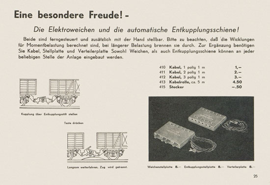 Kleinbahn Hauptkatalog 1955