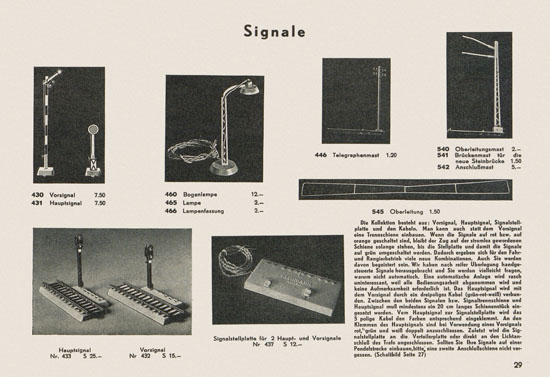 Kleinbahn Hauptkatalog 1955