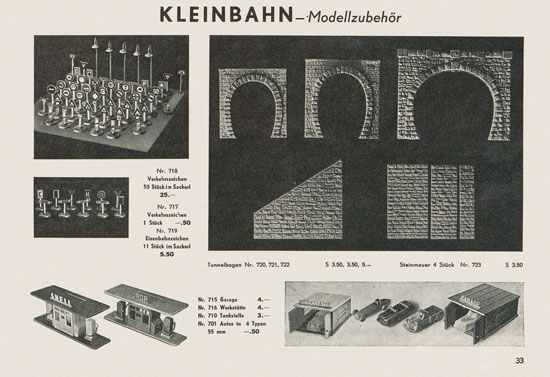 Kleinbahn Hauptkatalog 1955