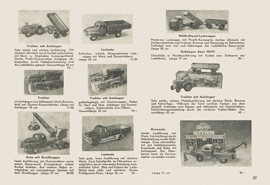 Kleinbahn Hauptkatalog 1955