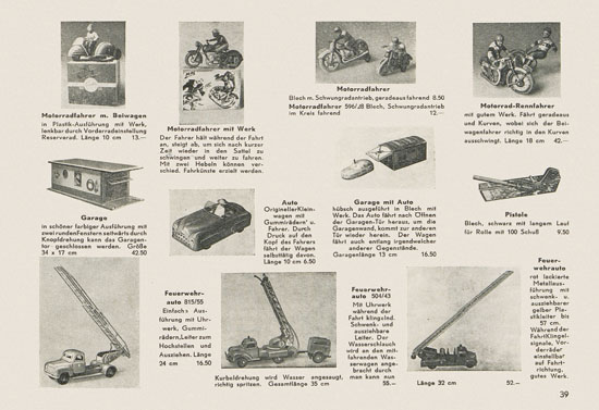 Kleinbahn Hauptkatalog 1955