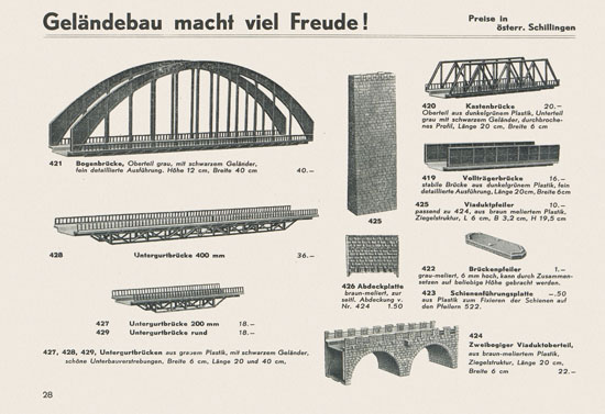 Kleinbahn Hauptkatalog 1962