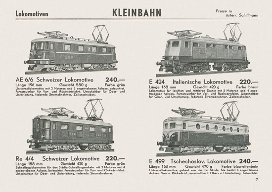 Kleinbahn Katalog 1964-1965