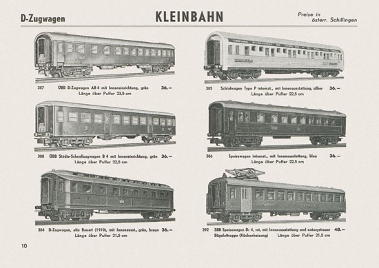 Kleinbahn Katalog 1964-1965