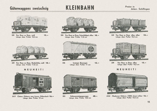 Kleinbahn Katalog 1964-1965