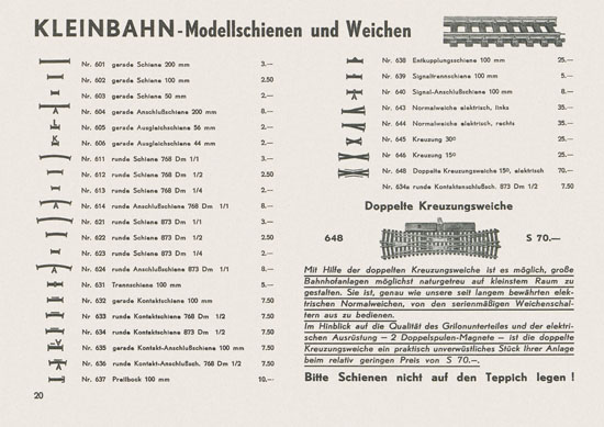 Kleinbahn Katalog 1964-1965