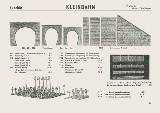 Kleinbahn Katalog 1964-1965