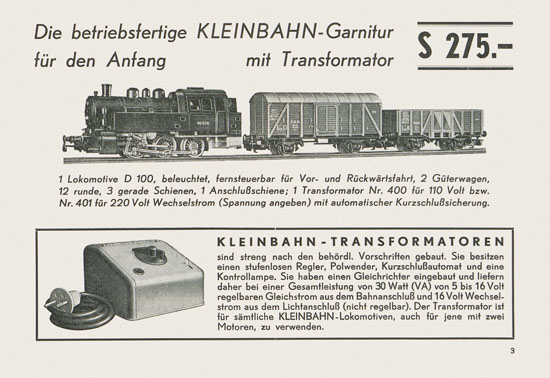 Kleinbahn Katalog 1965-1966