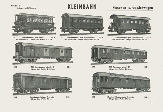 Kleinbahn Katalog 1965-1966