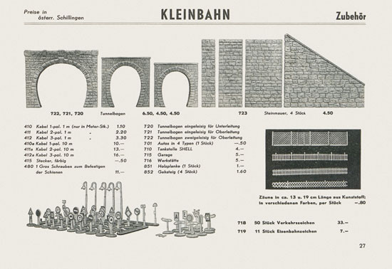 Kleinbahn Katalog 1965-1966