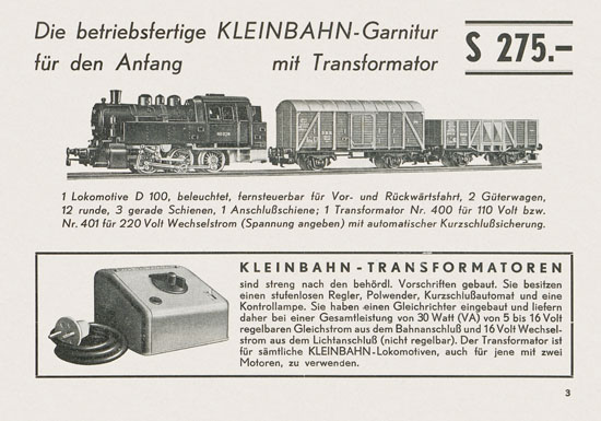 Kleinbahn Katalog 1967-1968