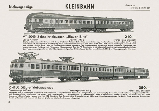 Kleinbahn Katalog 1967-1968