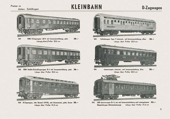 Kleinbahn Katalog 1967-1968