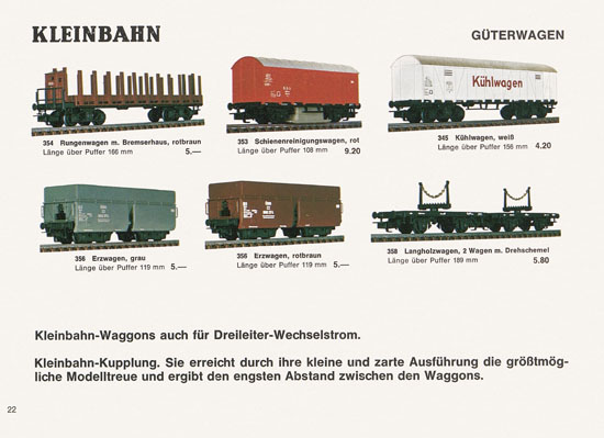 Kleinbahn Katalog 1969