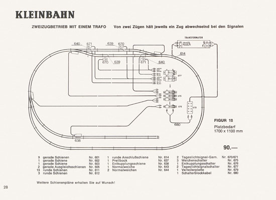 Kleinbahn Katalog 1969