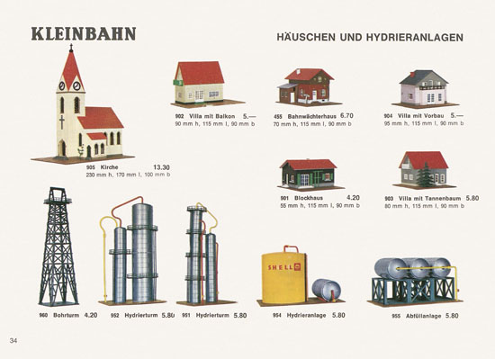 Kleinbahn Katalog 1969