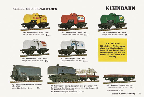 Kleinbahn Katalog 1971-1972