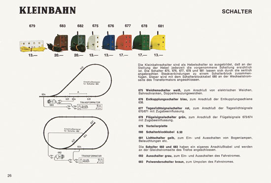 Kleinbahn Katalog 1971-1972