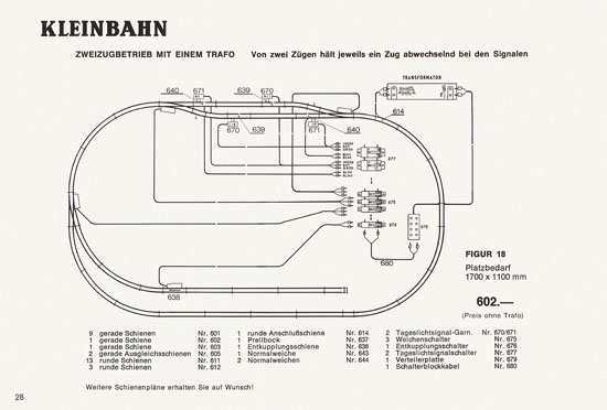 Kleinbahn Katalog 1971-1972