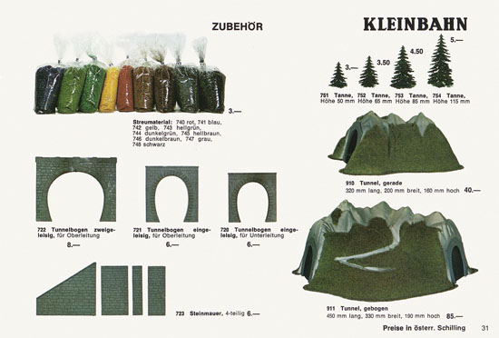 Kleinbahn Katalog 1971-1972