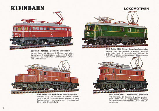 Kleinbahn Katalog 1973-1974