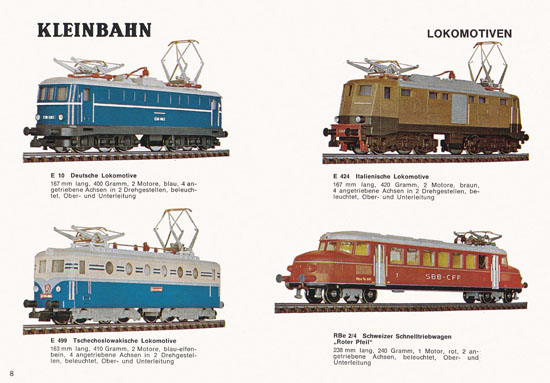 Kleinbahn Katalog 1973-1974