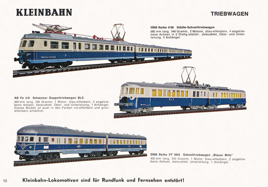 Kleinbahn Katalog 1973-1974