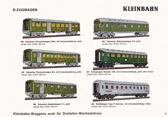 Kleinbahn Katalog 1973-1974