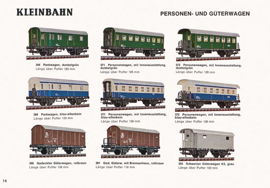 Kleinbahn Katalog 1973-1974