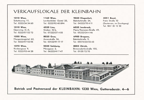 Kleinbahn Katalog 1973-1974