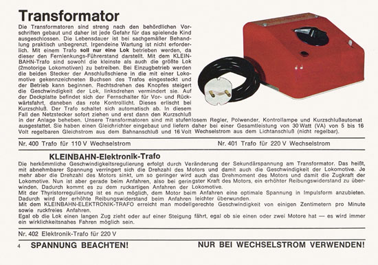 Kleinbahn Katalog 1975-1976