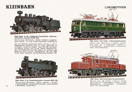 Kleinbahn Katalog 1975-1976