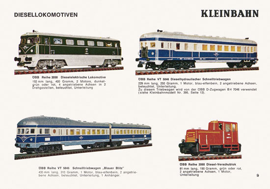 Kleinbahn Katalog 1975-1976